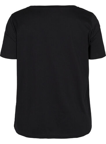 T-shirt de sport avec imprimé, Black w. Raise, Packshot image number 1