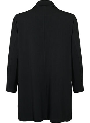 FLASH - Lange jas met zakken, Black, Packshot image number 1