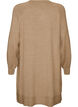Robe courte en maille &agrave; manches raglan et couture centrale, Beige, Packshot image number 1