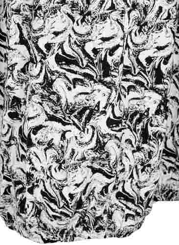 Robe en coton imprimé à manches courtes, Swirl AOP, Packshot image number 3
