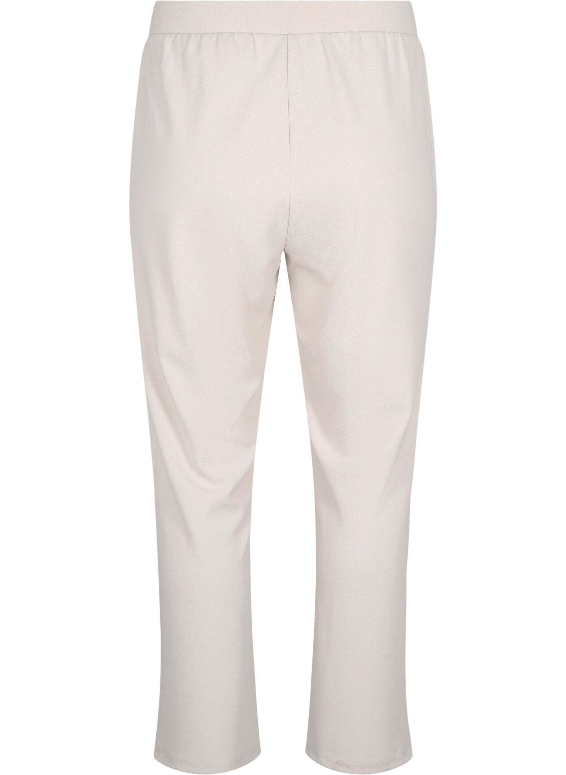 ZizziFLASH - Broek met rechte pasvorm, Beige, Packshot image number 1