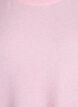 Chemisier tricot&eacute; ample &agrave; manches courtes, Rose, Packshot image number 2