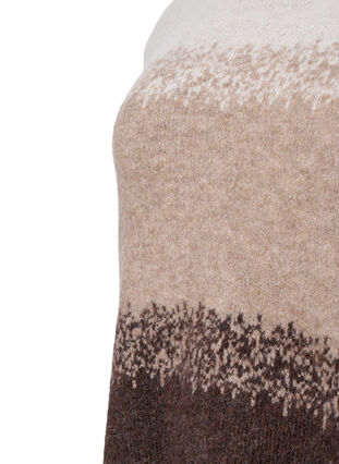  Blouse tricotée avec de larges rayures, Pumice Stone Comb, Packshot image number 2