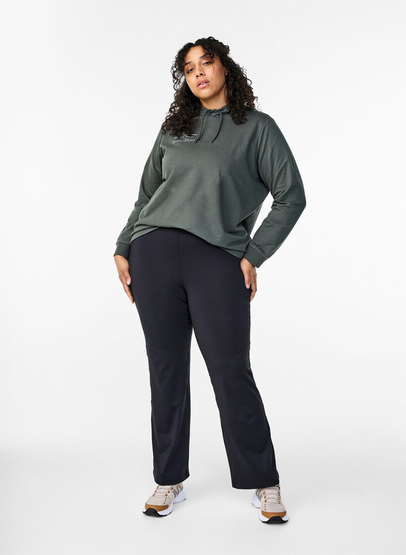 Hoodie met tekstopdruk, Urban Chic, Model image number 2