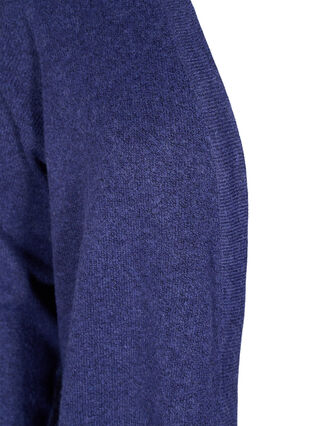 Cardigan en maille chinée avec poches, Deep Cobalt Mel., Packshot image number 2