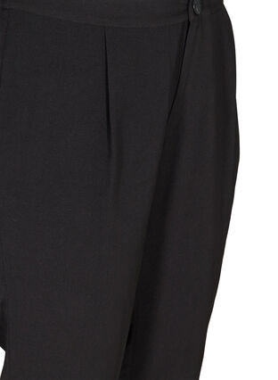 Pantalon ample avec poches et boutons, Black, Packshot image number 2