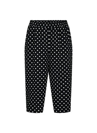 Pantalon ample avec imprimé, Black Dot, Packshot image number 0