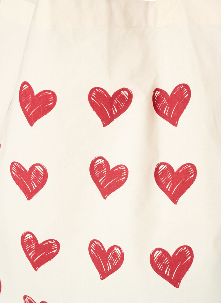 Tote bag imprim&eacute;, Rouge, Packshot image number 2