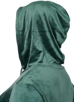 Robe pull en velours avec capuche, Scarab, Packshot image number 3
