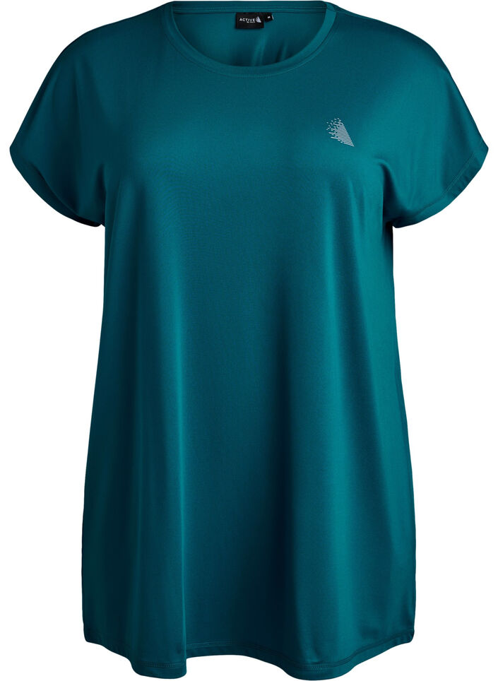 T-shirt long d'entra&icirc;nement, Vert, Packshot image number 0