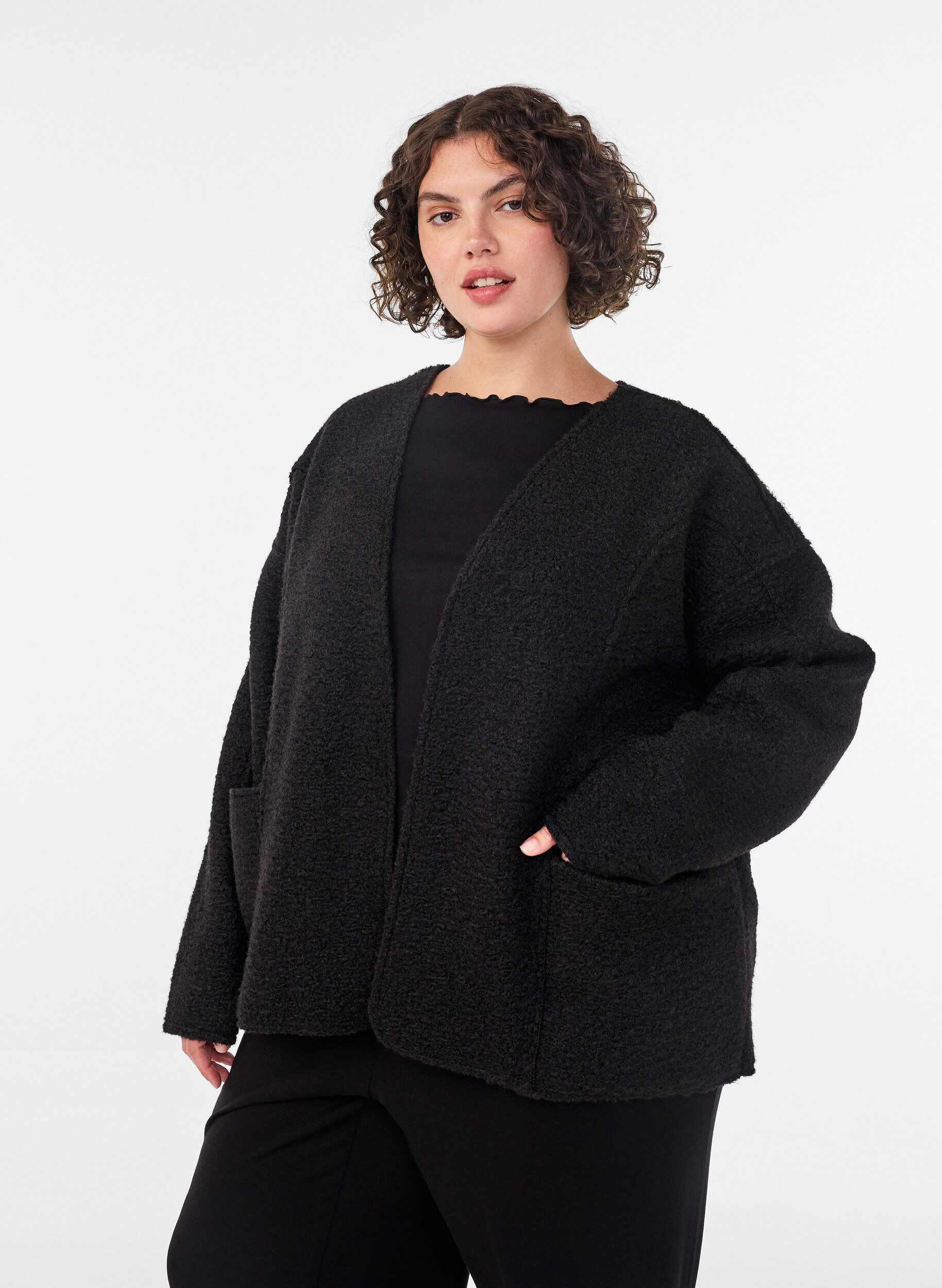 Cardigan ample avec poches