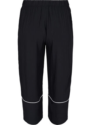 Pantalon en viscose avec poches, Black, Packshot image number 1