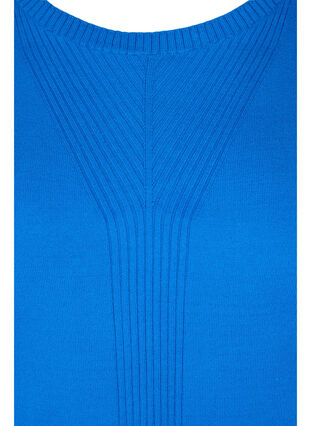 Pull en tricot de couleur unie avec nervures, Skydiver Mel., Packshot image number 2