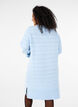 Gebreide jurk met splitjes en kantpatroon, Cashmere Blue Mel., Model image number 1
