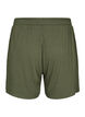 Short ample en viscose avec côtes, Thyme, Packshot image number 1