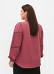 Overhemdblouse met gehaakte details, Dry Rose, Model image number 1