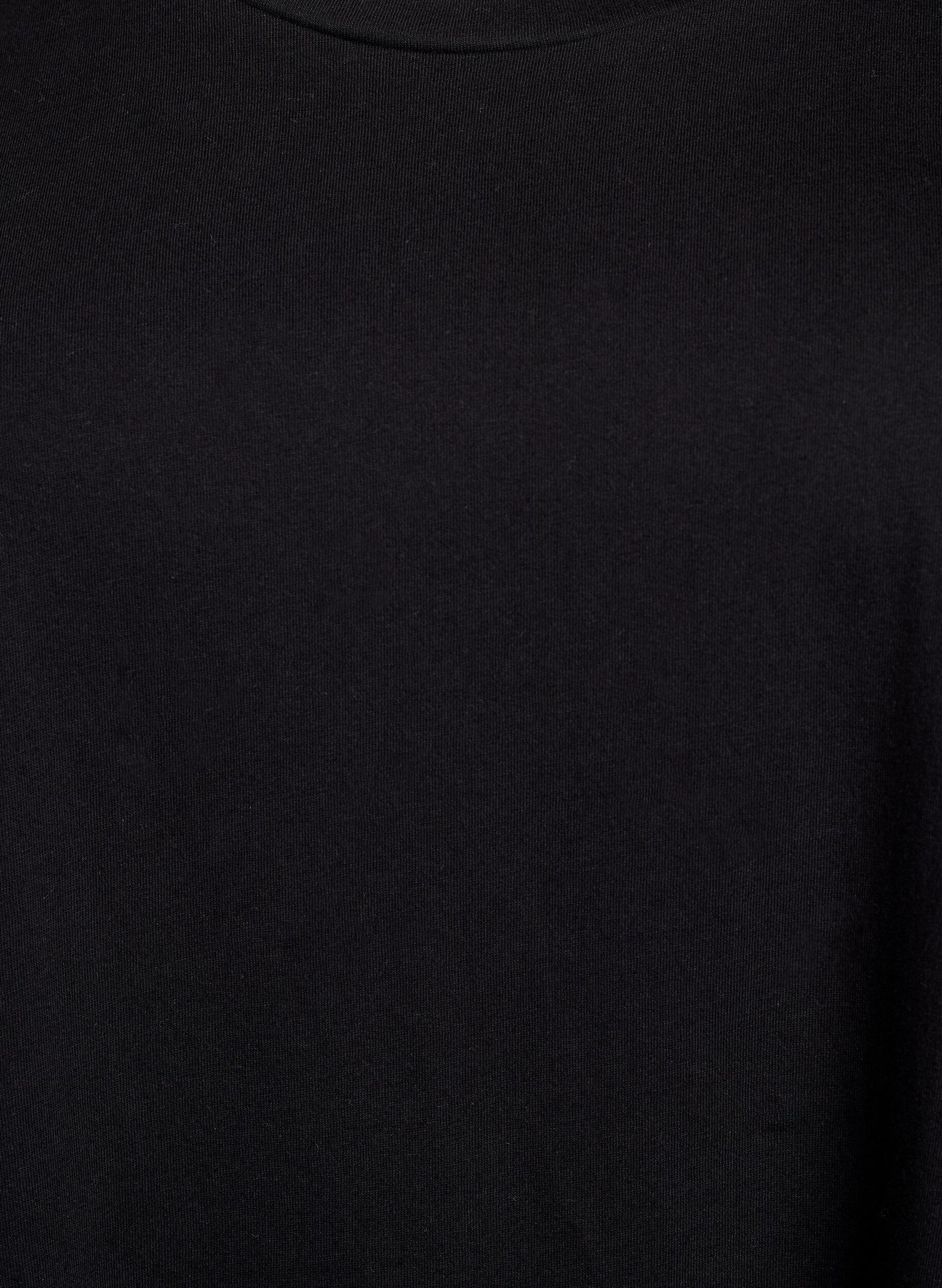 Zizzi2-pack T-shirtjurk met korte mouwen, Zwart, Packshot image number 3