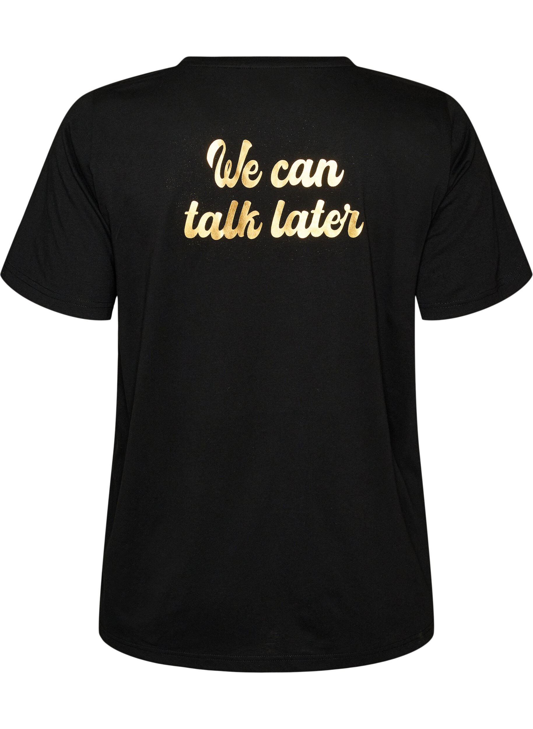 ZizziT-shirt imprim&eacute;, Noir, Packshot image number 1