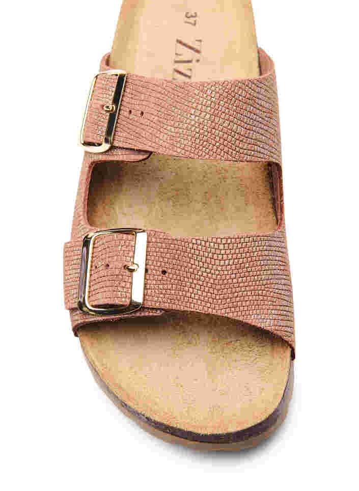 Sandales en cuir avec une coupe large, Woody, Packshot image number 2
