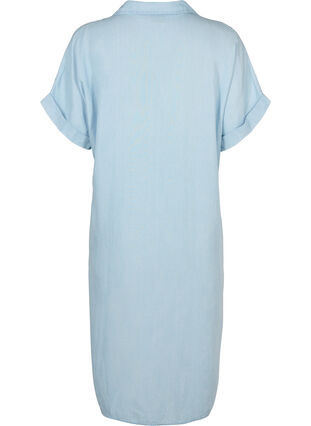 Robes à manches courtes en lyocell (TENCEL™), Light blue denim, Packshot image number 1
