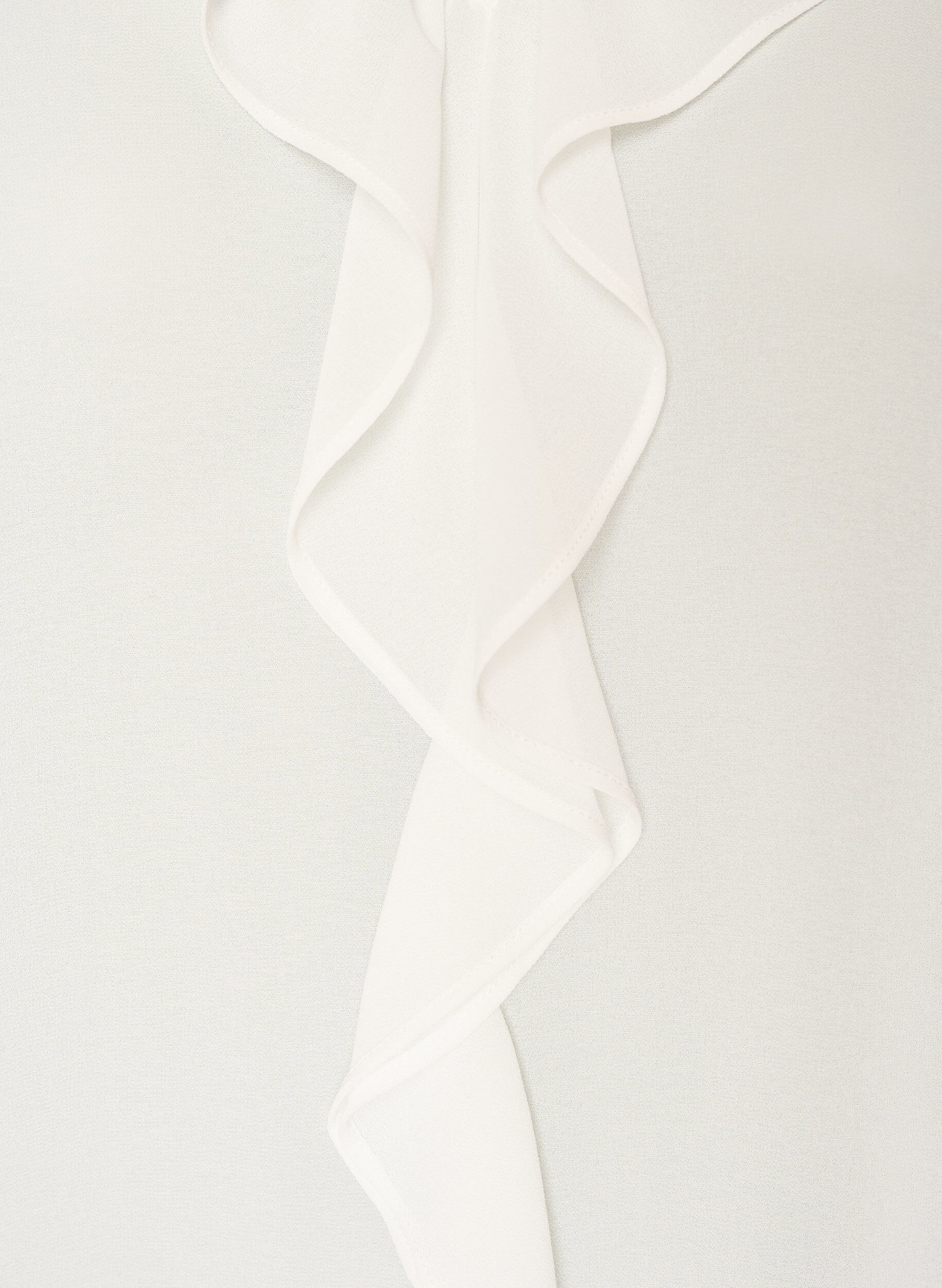 ZizziTunique avec volants et manches 3/4, Vanille, Packshot image number 2