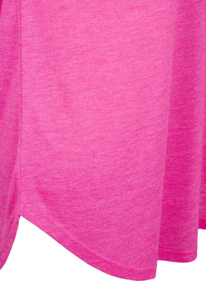 Nachtjapon met korte mouwen en tekstopdruk, 9990, Packshot image number 3