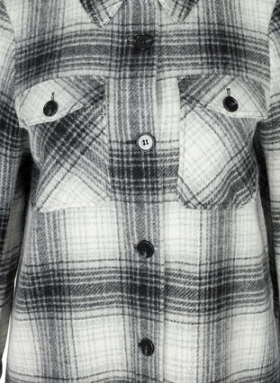 Veste chemise à carreaux avec poches, Black check, Packshot image number 2