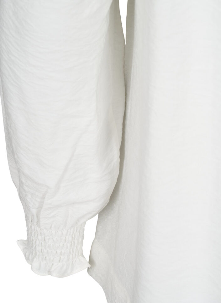 Chemisier avec col &agrave; volants, Vanille, Packshot image number 3