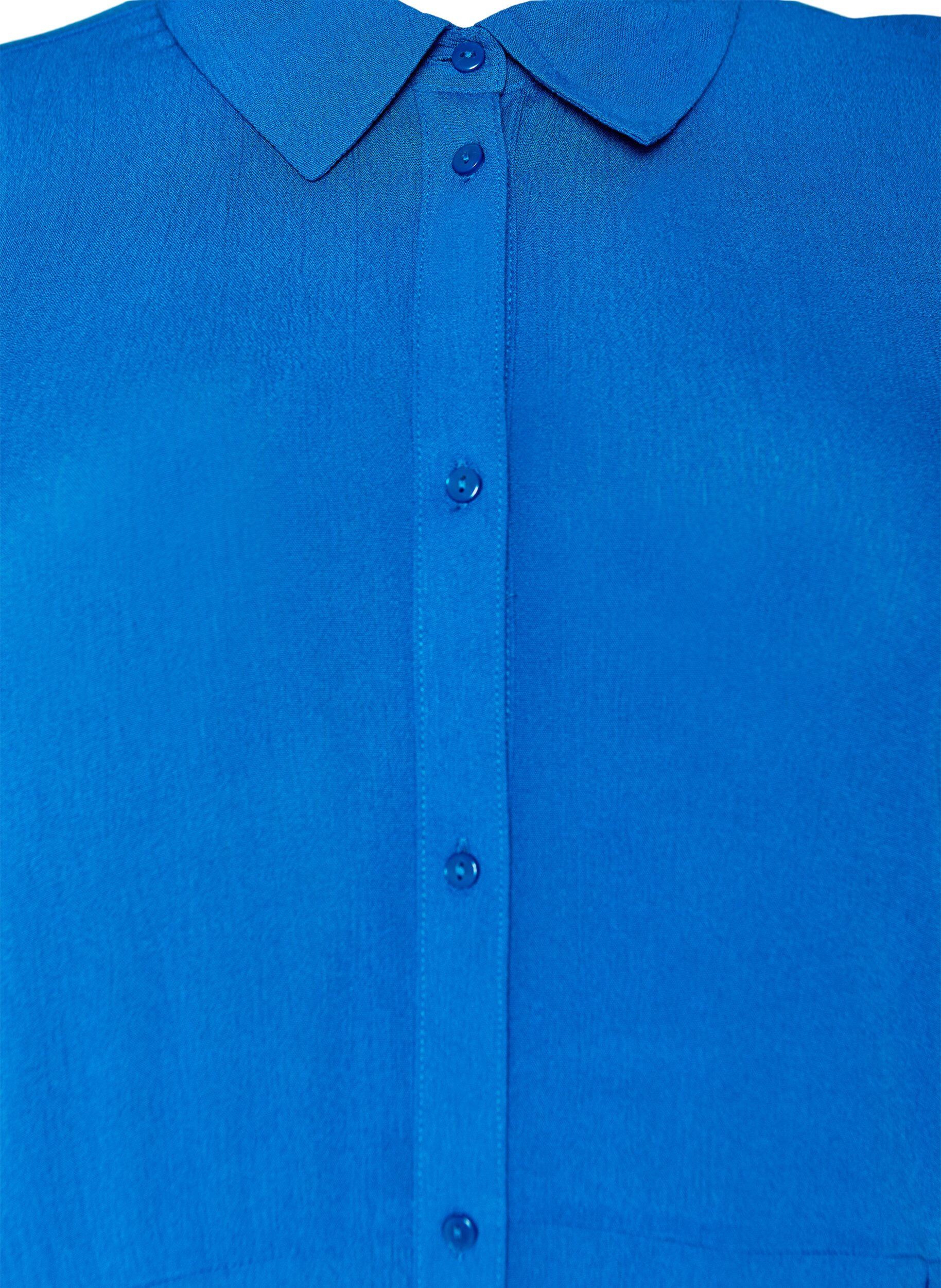 ZizziRobe chemise mi-longue &agrave; manches courtes, Bleu, Packshot image number 2