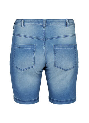 slim fit Emily shorts met normale taille, Light blue denim, Packshot image number 1