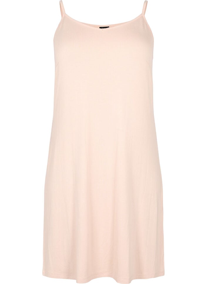 Dessous de robe en viscose uni, Vanille, Packshot image number 0