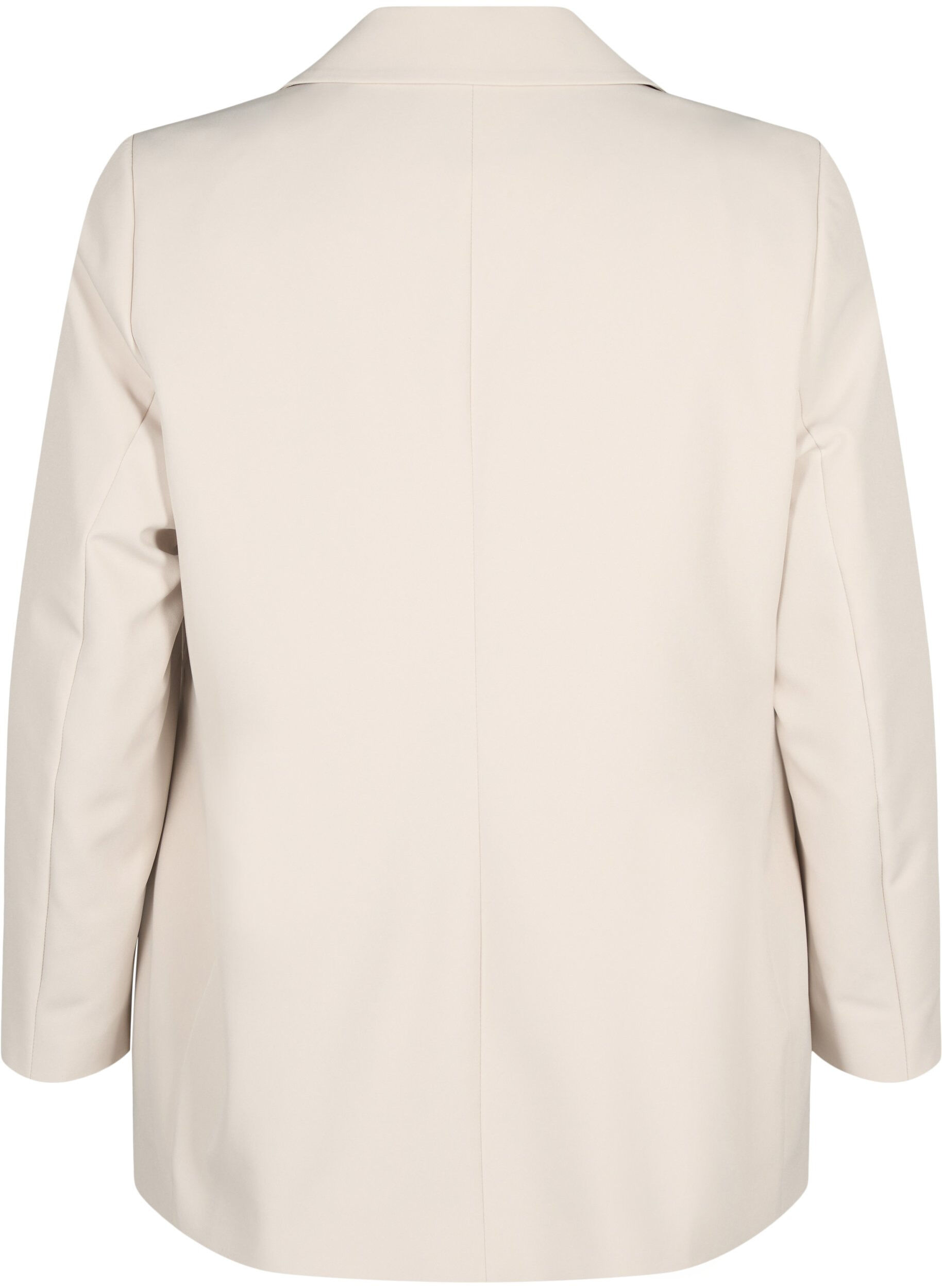 ZizziKlassieke blazer met knoopsluiting, Pumice Stone, Packshot image number 1