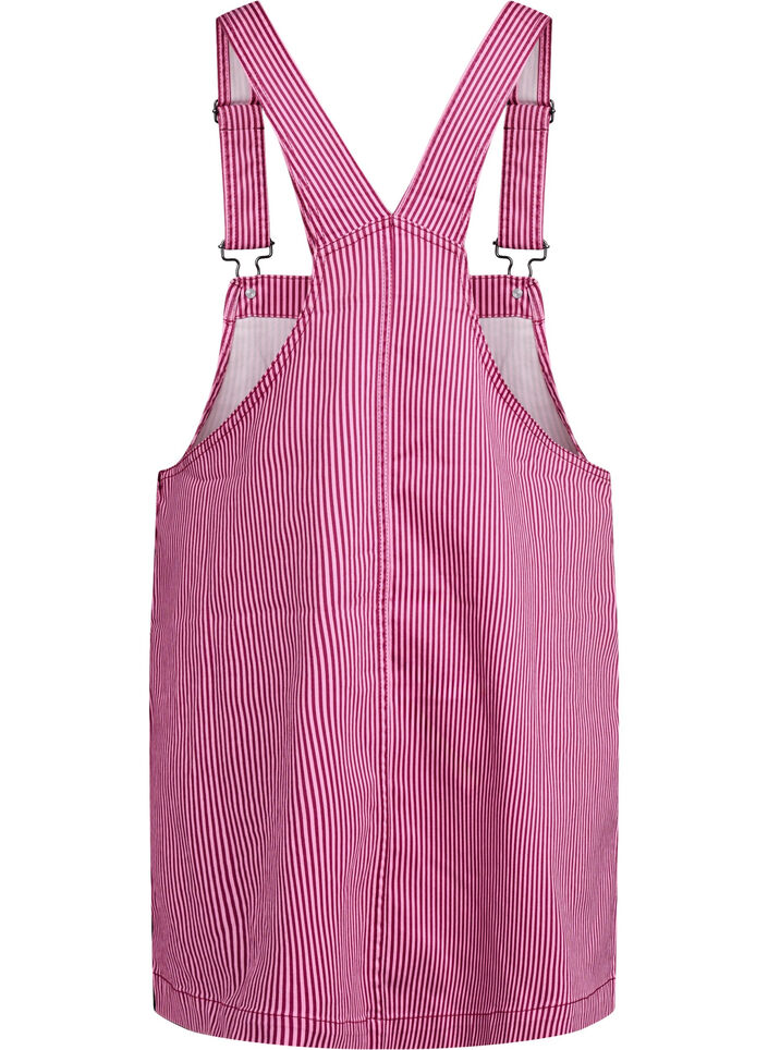 Korte jurk met banden en strepen, Red Stripe, Packshot image number 1