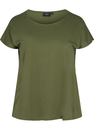 T-shirt en mélange coton, Ivy Green, Packshot image number 0