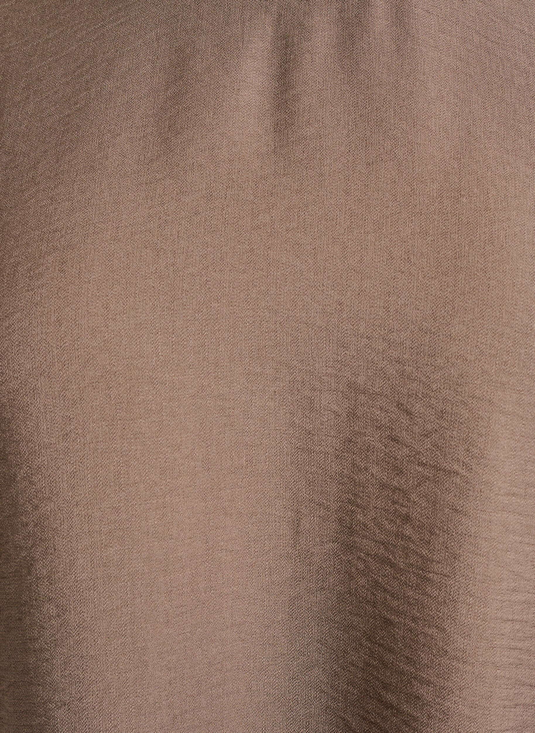 ZizziViscose blouse met 1/2 mouwen, Bruin, Packshot image number 2