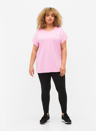 T-shirt d'entraînement à manches courtes, Pastel Lavender, Model image number 2