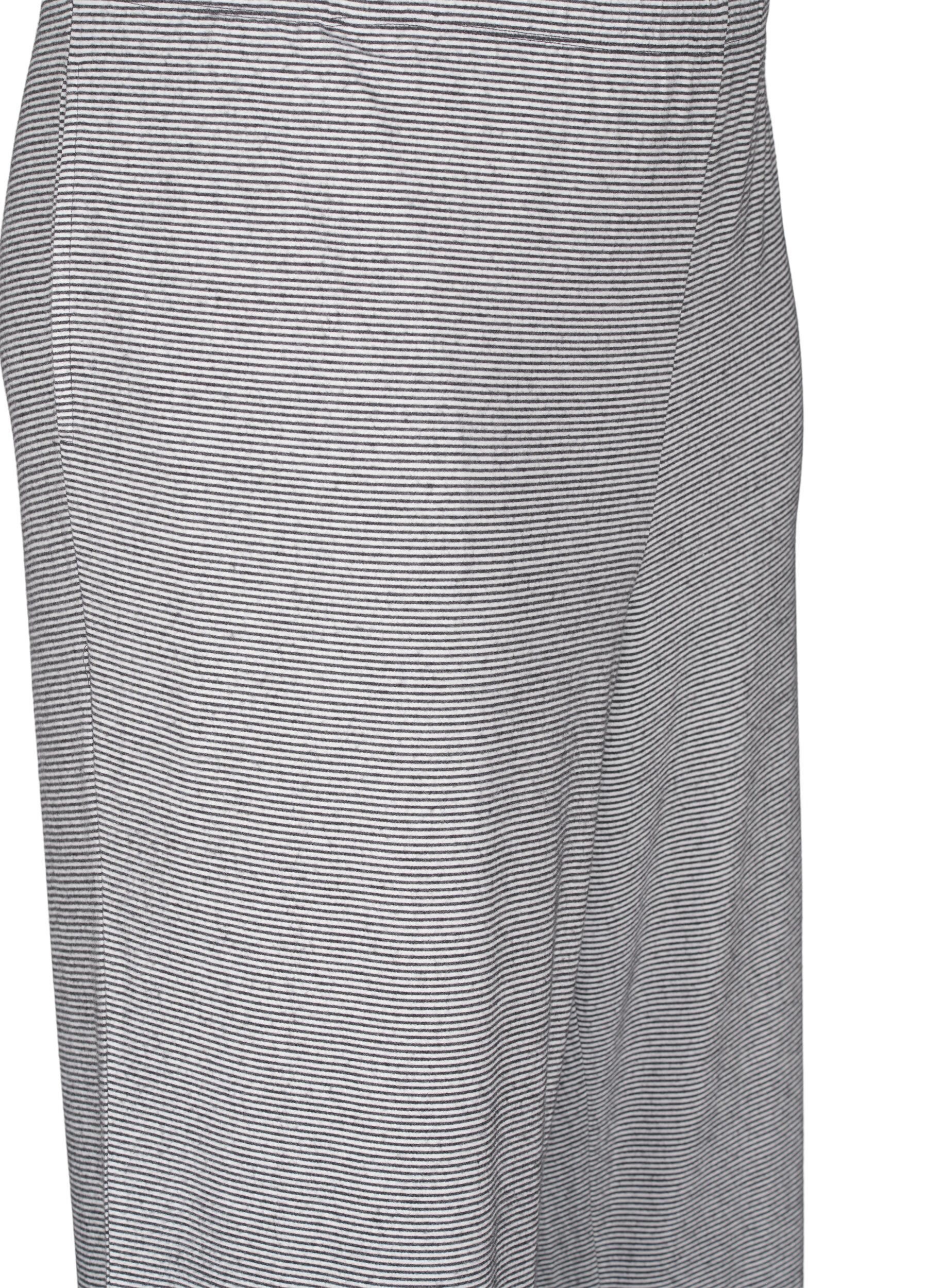 ZizziNachtbroek met zakken, Striped DGM , Packshot image number 2