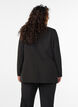 Klassieke blazer met knoopsluiting, Zwart, Model image number 2