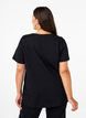 Kerst T-shirts in 100% katoen, Black w. Wine, Model image number 1