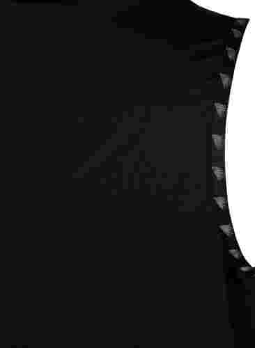 Effen kleur sport topje, Black, Packshot image number 3