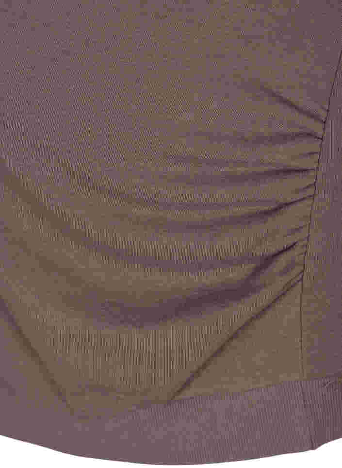 Pull de grossesse avec bords côtelés, Iron, Packshot image number 3