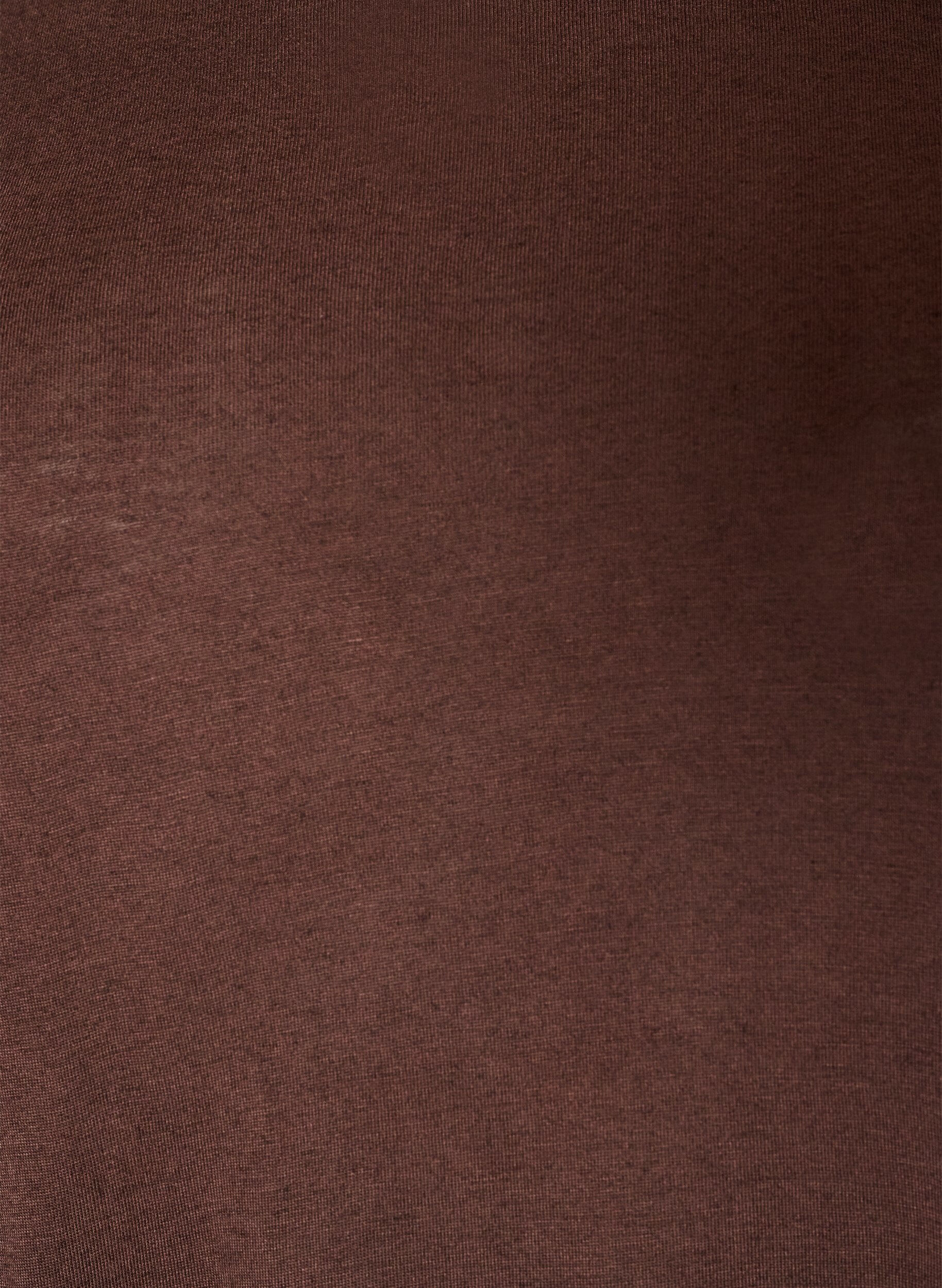 ZizziT-shirt ample en jersey de viscose, Marron, Packshot image number 2