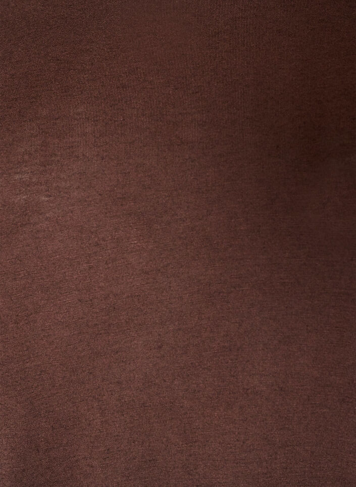 T-shirt ample en jersey de viscose, Marron, Packshot image number 2
