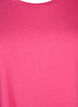 T-shirt &agrave; manches courtes en coton m&eacute;lang&eacute;, Rose, Packshot image number 2