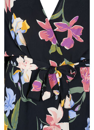 Gebloemde kimono van viscose, Big Flower AOP, Packshot image number 2