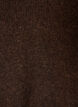 Blouse en maille avec col en V et manches raglan, Marron, Packshot image number 2