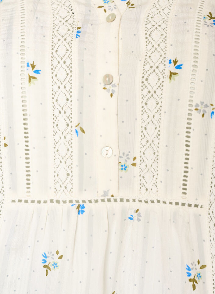 Blouse met print en 1/2 mouwen, Vanille, Packshot image number 2