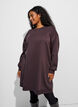 Robe sweat ample avec des poches, Marron, Model image number 4