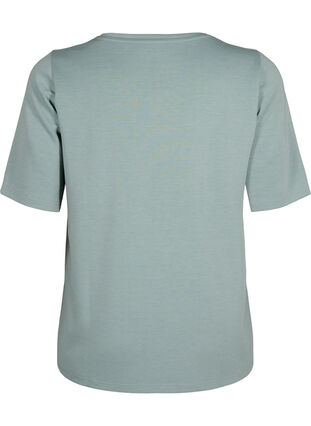 T-shirt en modal mélangé, Chinois Green, Packshot image number 1