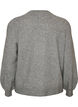 Cardigan in zacht breisel met goudkleurige knopen, Grijs, Packshot image number 1
